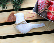 Load image into Gallery viewer, Fabric bird ornament