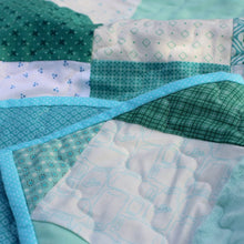 Load image into Gallery viewer, Coastal Blues Baby Quilt
