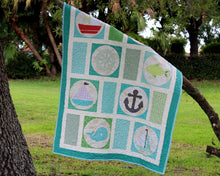 Load image into Gallery viewer, Nautical Applique Quilt