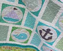 Load image into Gallery viewer, Nautical Applique Quilt