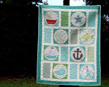 Load image into Gallery viewer, Nautical Applique Quilt