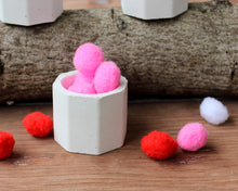 Load image into Gallery viewer, Mini Concrete Planter Set of 3, Octagonal