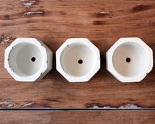 Load image into Gallery viewer, Mini Concrete Planter Set of 3, Octagonal