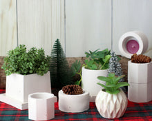 Load image into Gallery viewer, Small Square Planter with Base
