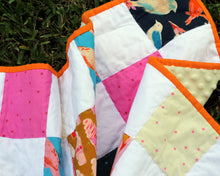 Load image into Gallery viewer, Retro Modern Girls Patchwork Quilt