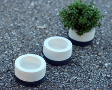 Load image into Gallery viewer, 3 Paint Dipped Round Mini Concrete Planters