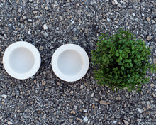 Load image into Gallery viewer, 3 Paint Dipped Round Mini Concrete Planters