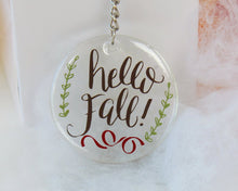Load image into Gallery viewer, Hello Fall Keychain