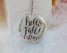 Load image into Gallery viewer, Hello Fall Keychain