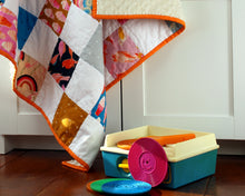 Load image into Gallery viewer, Retro Modern Girls Patchwork Quilt