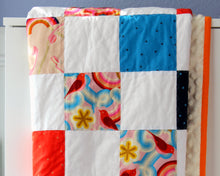 Load image into Gallery viewer, Retro Modern Girls Patchwork Quilt