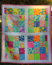 Load image into Gallery viewer, Lilly Pulitzer Print Small Quilt