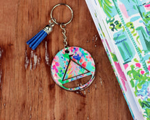 Load image into Gallery viewer, Tropical Round Key Chains