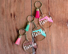 Load image into Gallery viewer, Florida Round Key Chain