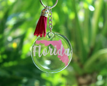 Load image into Gallery viewer, Florida Round Key Chain