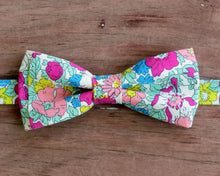 Load image into Gallery viewer, Men's Liberty of London High Summer Flower Show Cosmos Bloom Cotton Bow Tie