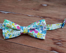 Load image into Gallery viewer, Men's Liberty of London High Summer Flower Show Cosmos Bloom Cotton Bow Tie