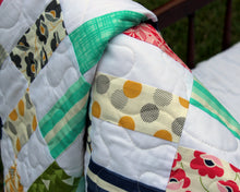 Load image into Gallery viewer, Color Block Baby Girls Quilt