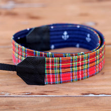 Load image into Gallery viewer, Navy Anchor Camera Strap