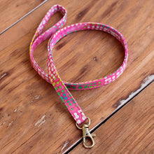 Load image into Gallery viewer, Pink Batik Lanyard