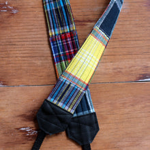 Load image into Gallery viewer, Madras Plaid Patchwork Camera Strap