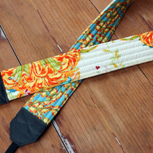 Load image into Gallery viewer, Yellow Cream Floral Camera Strap
