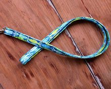 Load image into Gallery viewer, Blue Green Fishy Lanyard