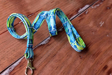 Load image into Gallery viewer, Blue Green Fishy Lanyard