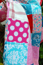 Load image into Gallery viewer, Pink Patchwork Small Quilt