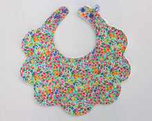 Load image into Gallery viewer, Scalloped Floral Bibs
