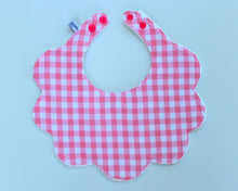 Load image into Gallery viewer, Scalloped Floral Bibs
