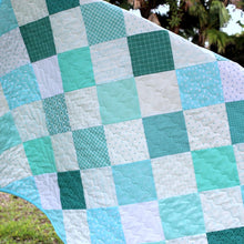 Load image into Gallery viewer, Coastal Blues Baby Quilt
