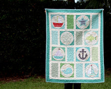 Load image into Gallery viewer, Nautical Applique Quilt
