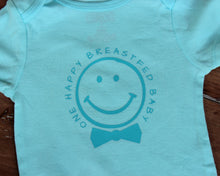 Load image into Gallery viewer, One Happy Breastfed Baby Boy Bodysuit
