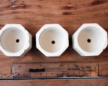 Load image into Gallery viewer, Mini Concrete Planter Set of 3, Octagonal

