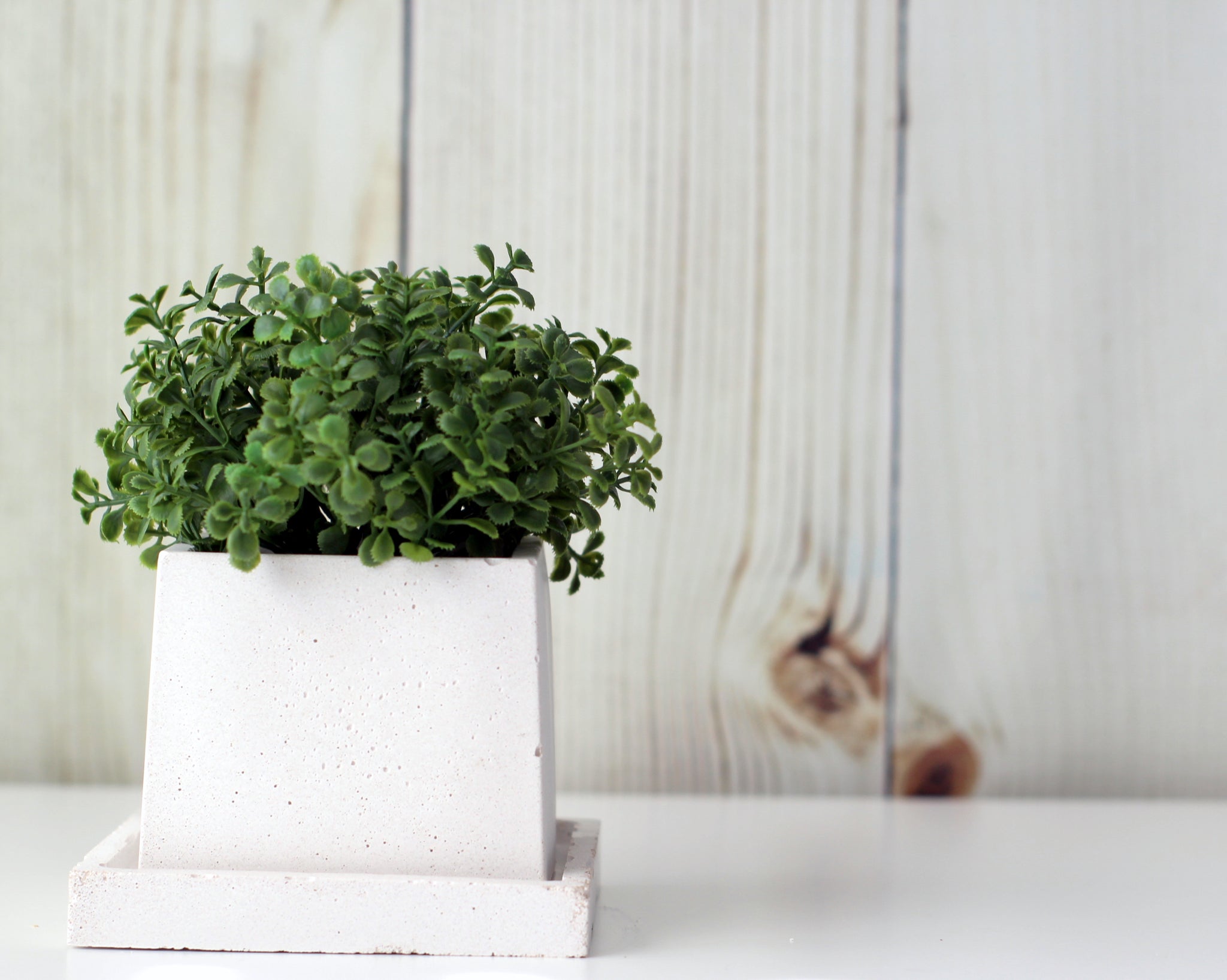 Small Square Planter with Base – Jude Harbor