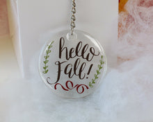 Load image into Gallery viewer, Hello Fall Keychain
