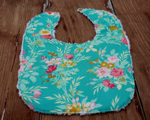 Load image into Gallery viewer, Blue Floral Bib
